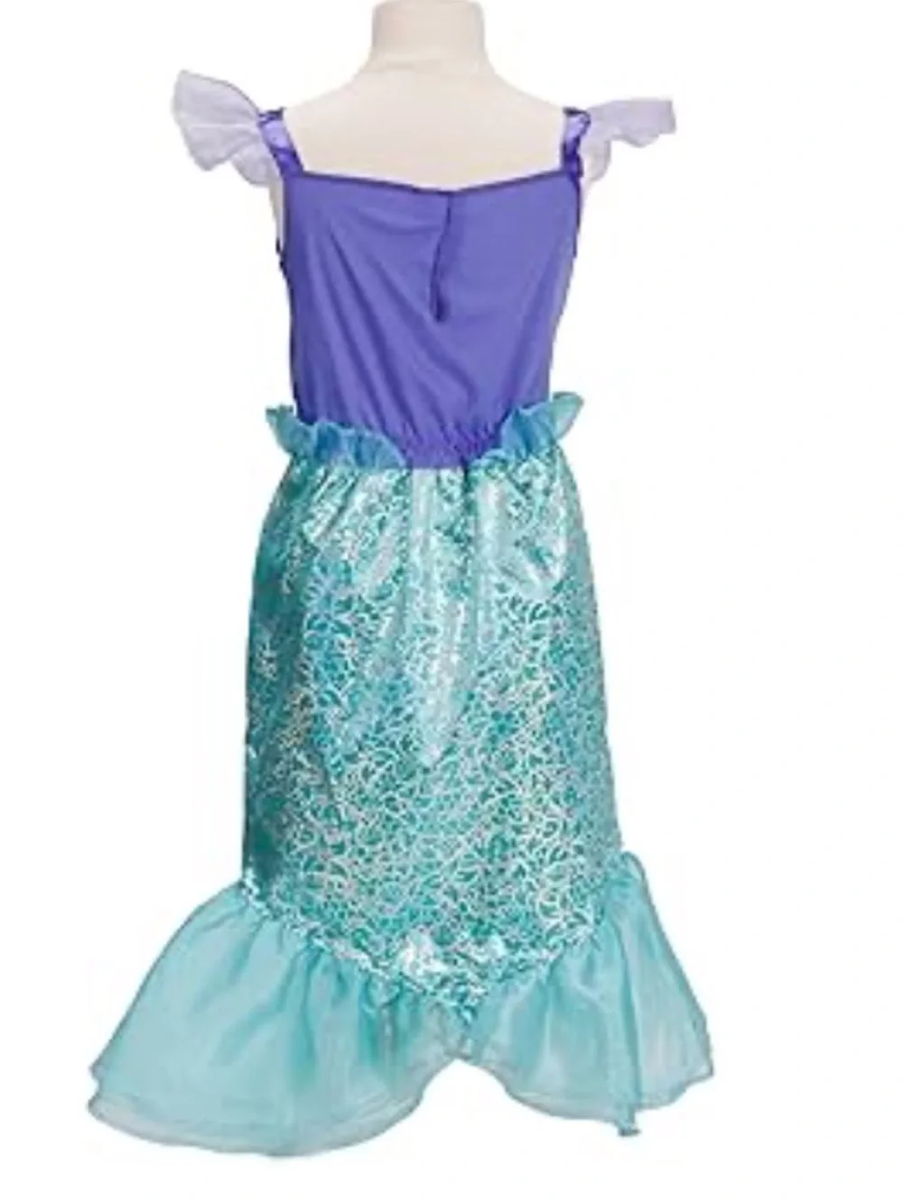 Disney Princess Ariel Dress Costume for Girls, sz 3years NEW - Picture 3 of 3
